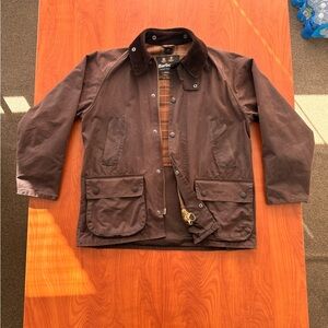 Barbour Bedale Wax Jacket in Rustic Brown